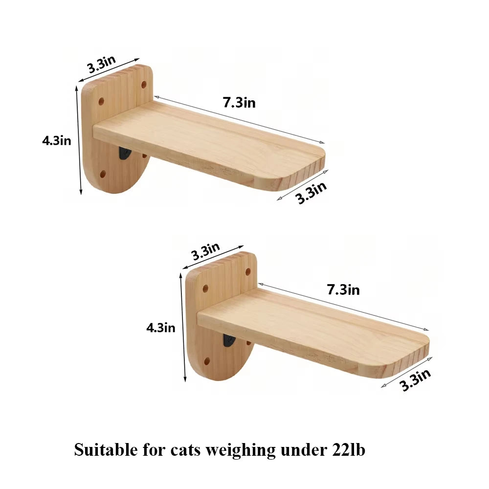 CWV Wall Mounted Cat Rope Bridge with Sisal for Climbing