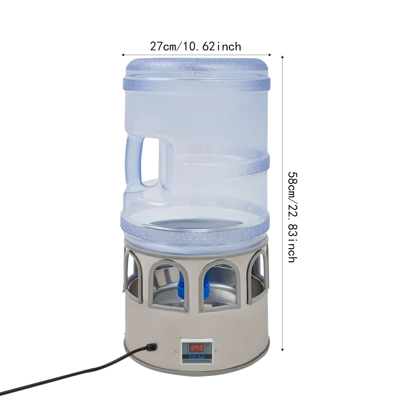 Heated Chicken Waterer With Adjustable Temperature
