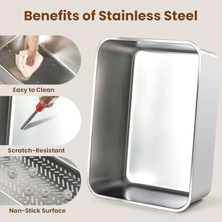 Sifting Litter Box For Pine Pellets With Sifter And Anti-Leakage