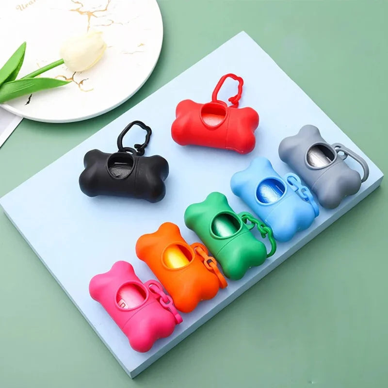 Bone Shaped Pet Garbage Bag Dispenser For Dogs Outdoors
