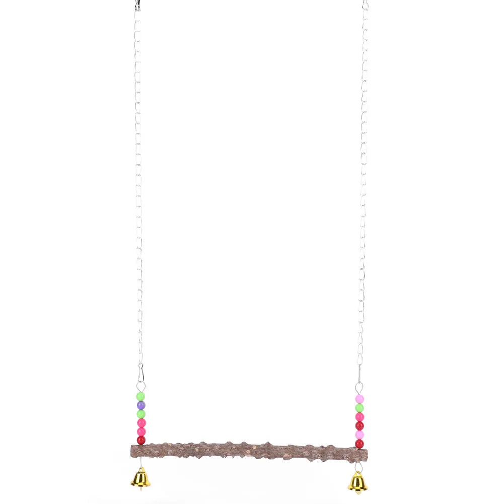 Shunmaii 10Pcs Parrot Toy Set Includes Hanging Hammock Perch