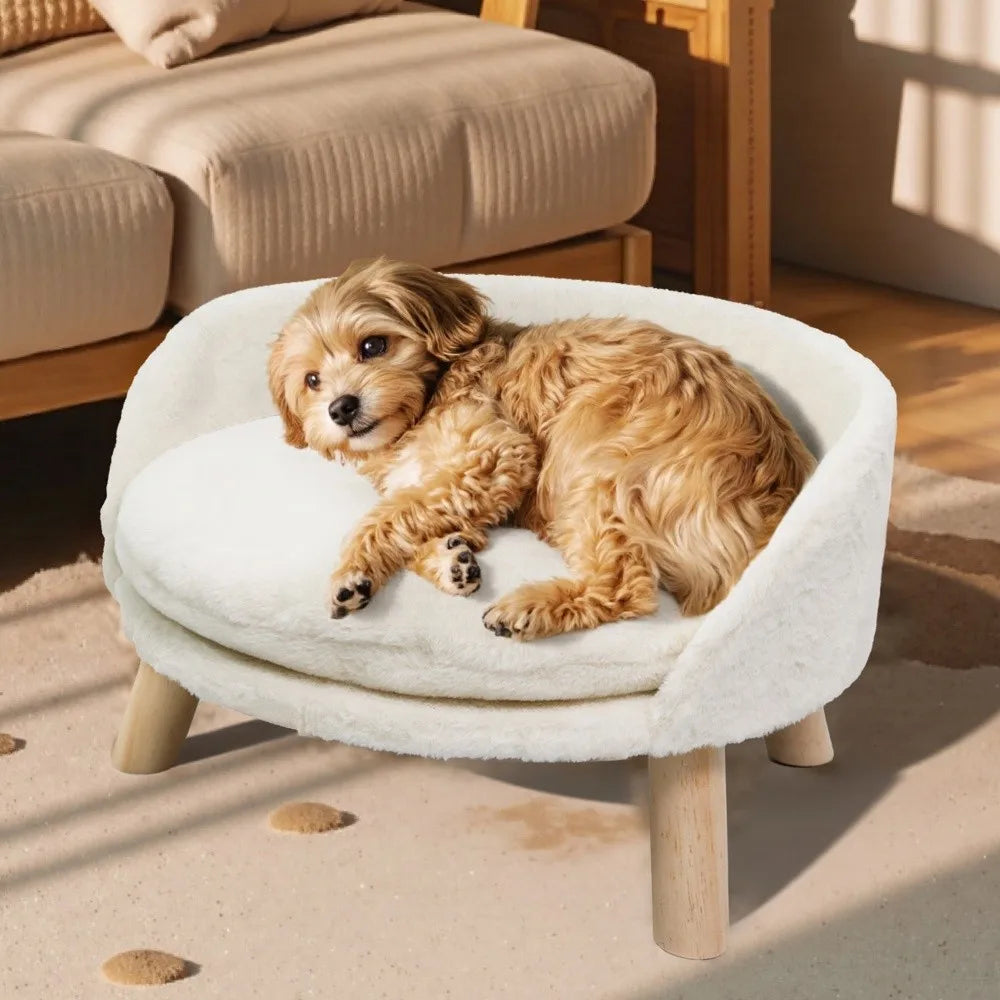 BORWART Ultra Soft Elevated Dog Cat Sofa Bed