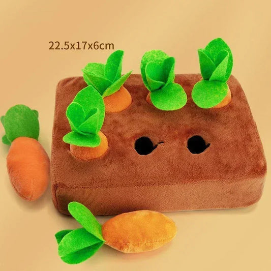 Snuffle Mat Plush Carrot Toy For Dogs Interactive Toy