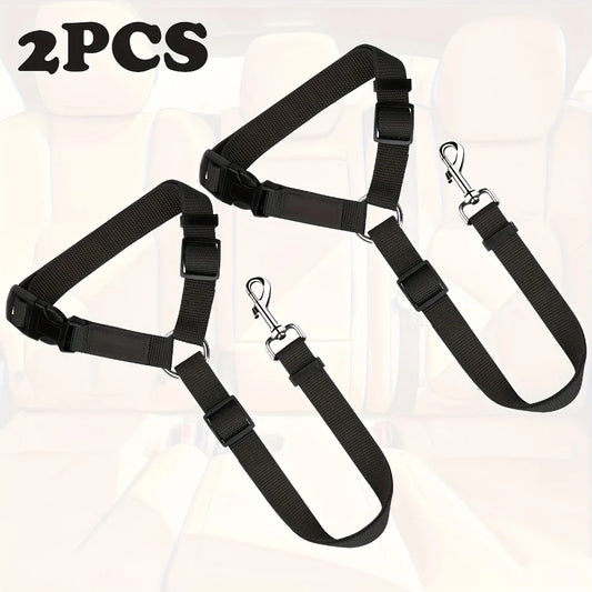 NONECN Dog Car Seat Belt Harness With 360 Degree Clip