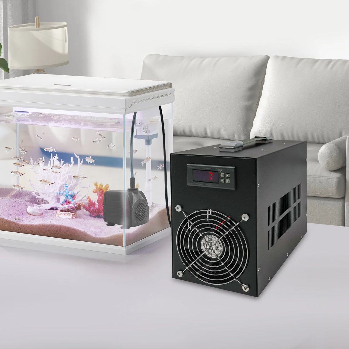 200W Aquarium Chiller With Digital Display And Temperature Control