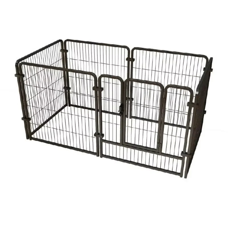 Foldable Stainless Steel Dog Fence Playpen For Pets