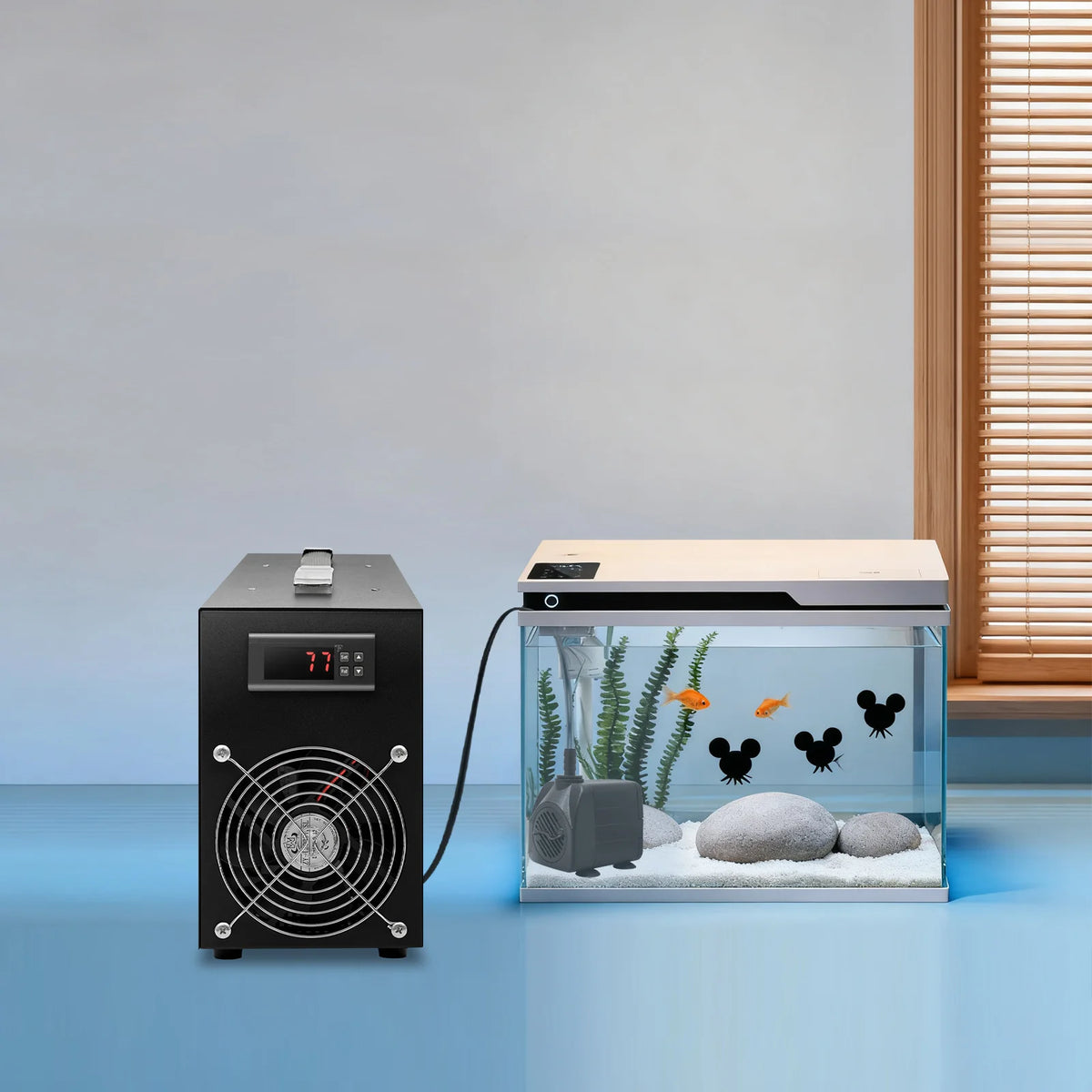 200W Aquarium Chiller With Digital Display And Temperature Control