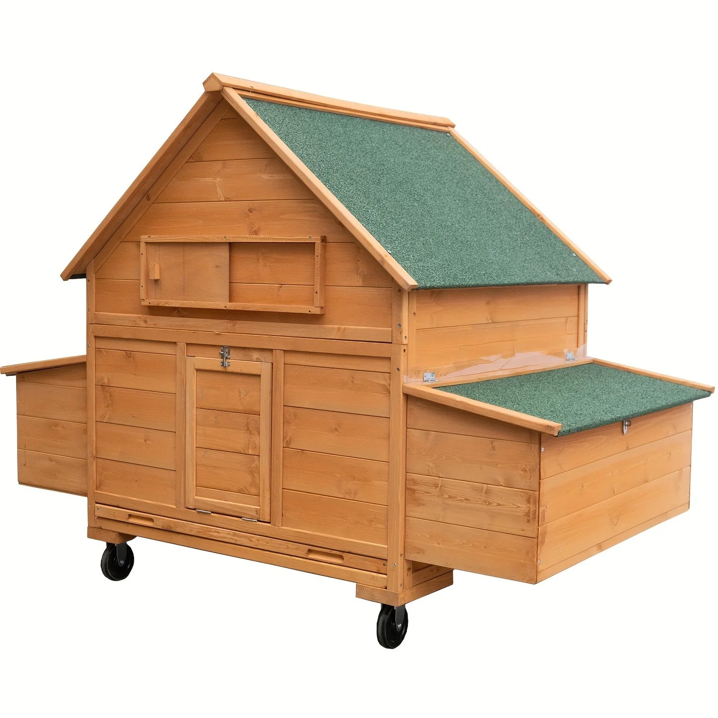 Mobile Wooden Chicken Coop On Wheels