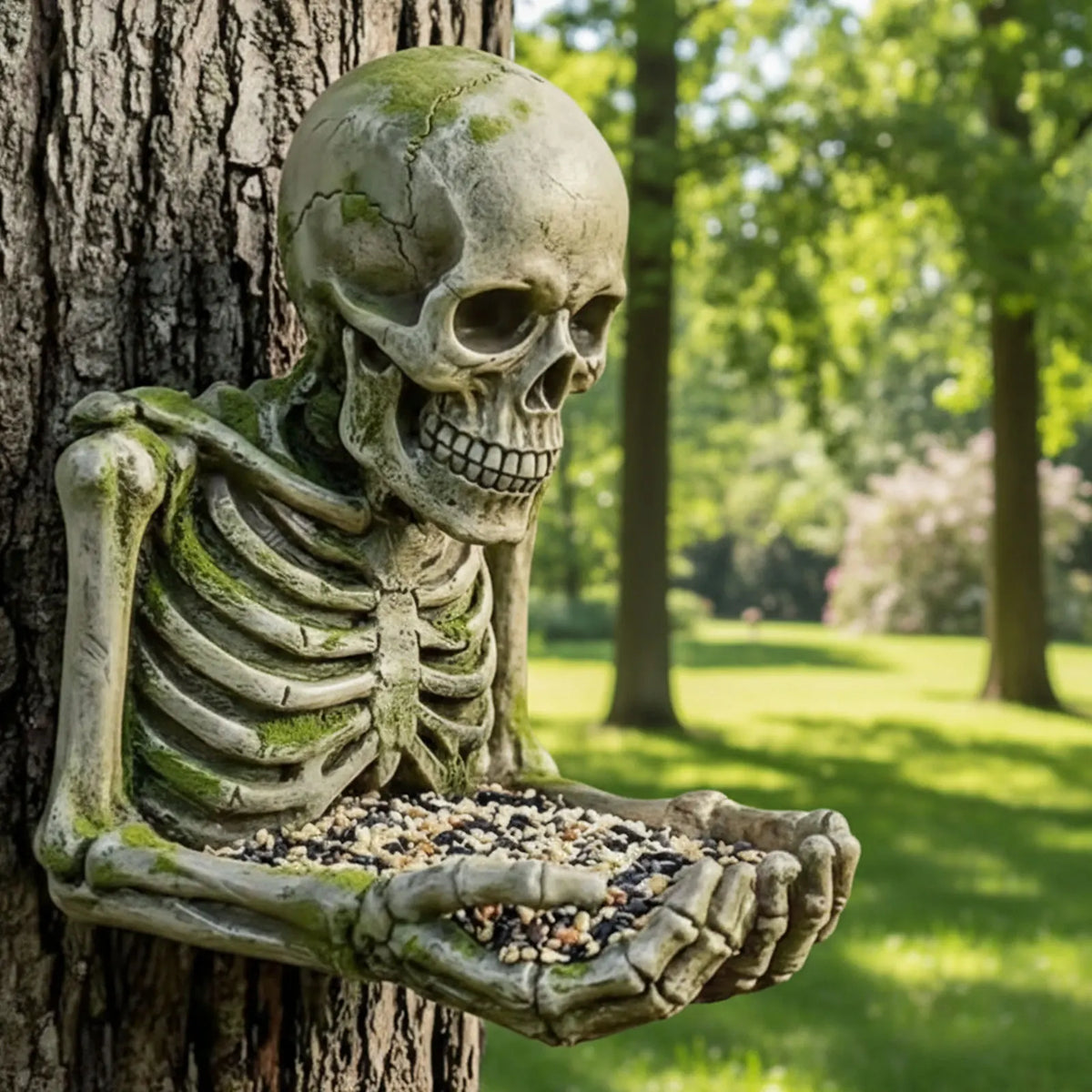 Charming Sasquatch Bird Feeder For Outdoor Garden Decoration And Feeding