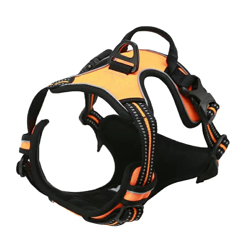 NONECN Adjustable Reflective Dog Harness Vest for Outdoor Walks