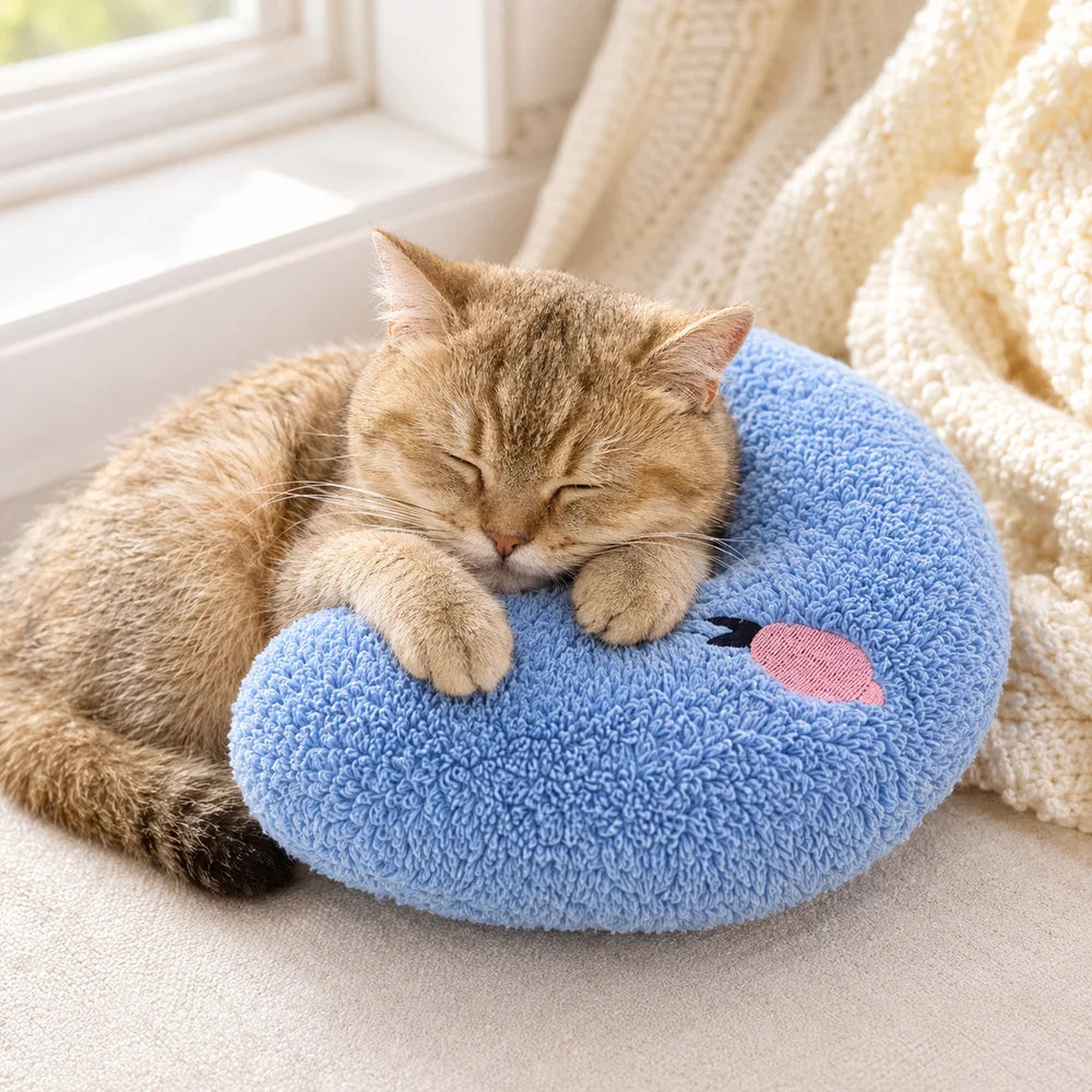 Cat Self Grooming Arch Sisal Scratching Base With Plush Rest Station