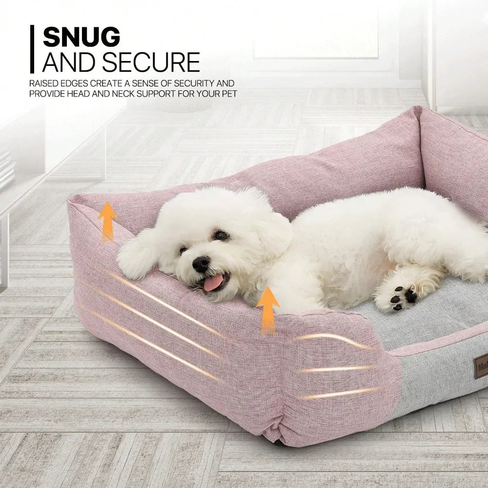 Machine-Washable Cozy Dog Beds For Cats And Dogs