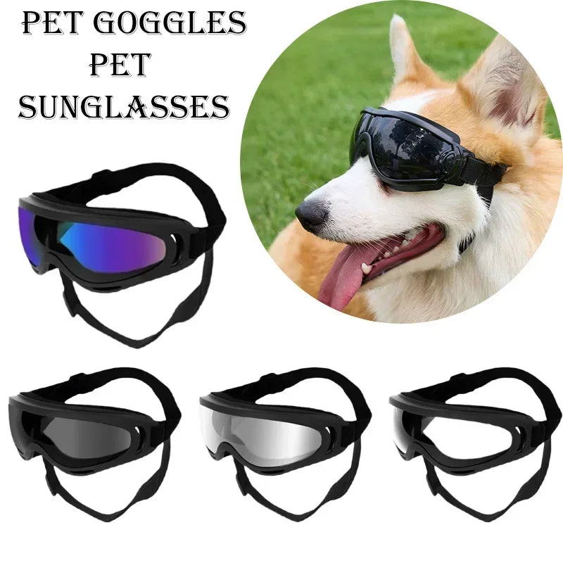Adjustable Pet Goggles Anti UV Glare Windproof Sunglasses For Dogs