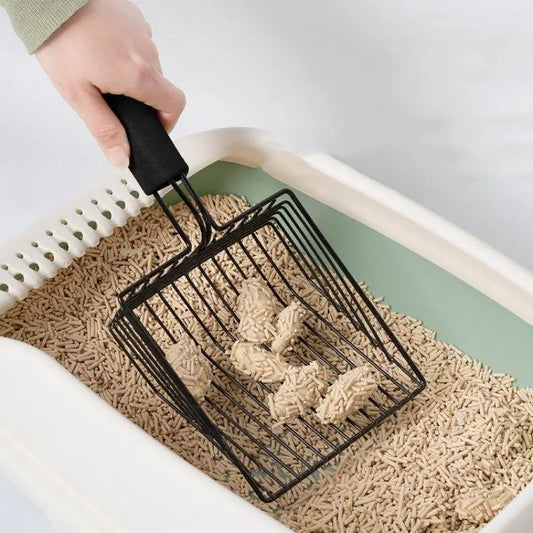 Stainless Steel Cat Litter Scoop With Comfortable Handle