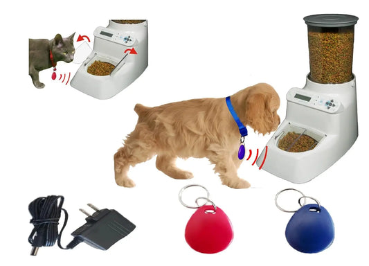 AI RFID Access Control Multi-Pet Feeder