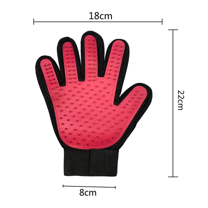 Pet Hair Remover Gloves For Cats And Dogs Deshedding Massage
