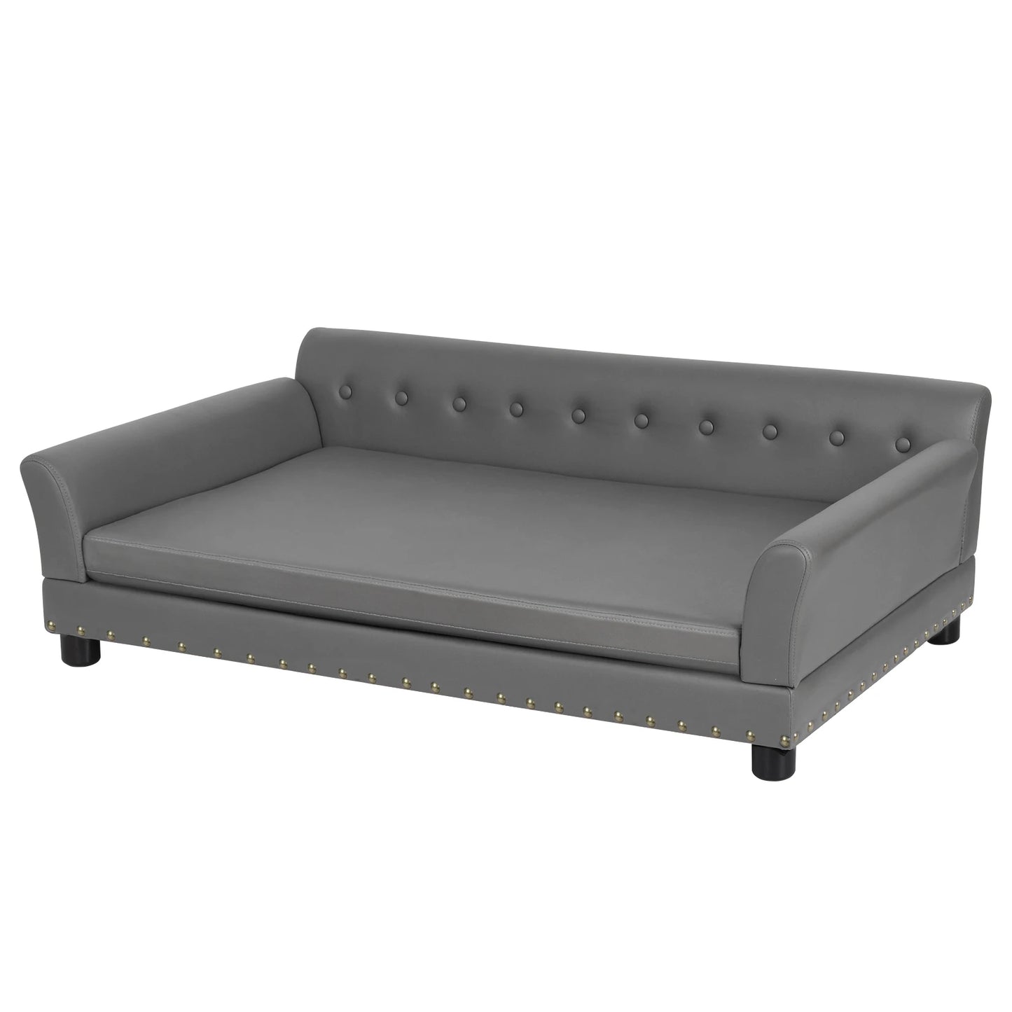 BINGOPAW Rectangle Pet Bed Durable Elevated Dog Sofa