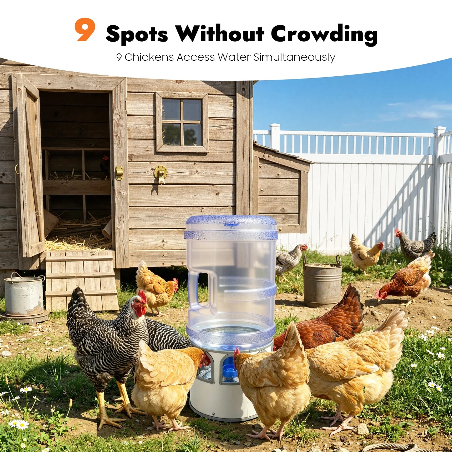 Chicken Water Heater 80W Stainless Steel LED Display For Poultry