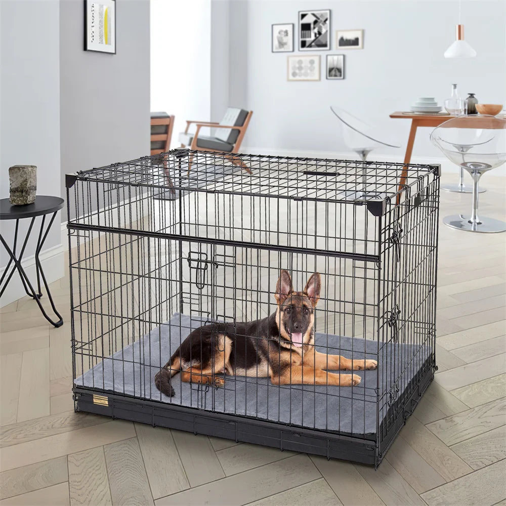 BORWART Orthopaedic Waterproof Dog Bed Two In One Removable Washable Cover