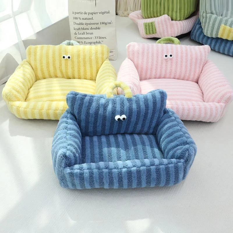 Wintertime Warm Pet Sofa Kennel Bed For Dogs And Cats