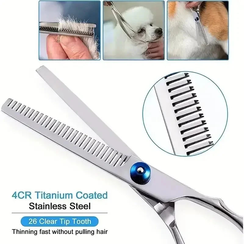 Ambidextrous Pet Safe Scissors For Dog Grooming Precision