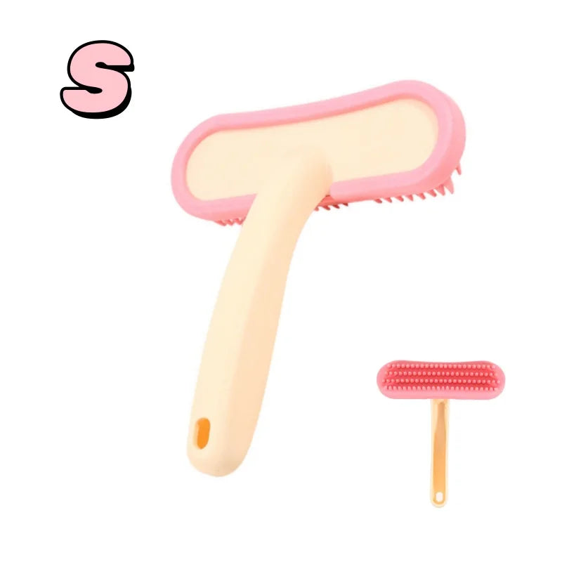 Rabbit Silicone Pet Comb for Cats and Guinea Pigs Grooming