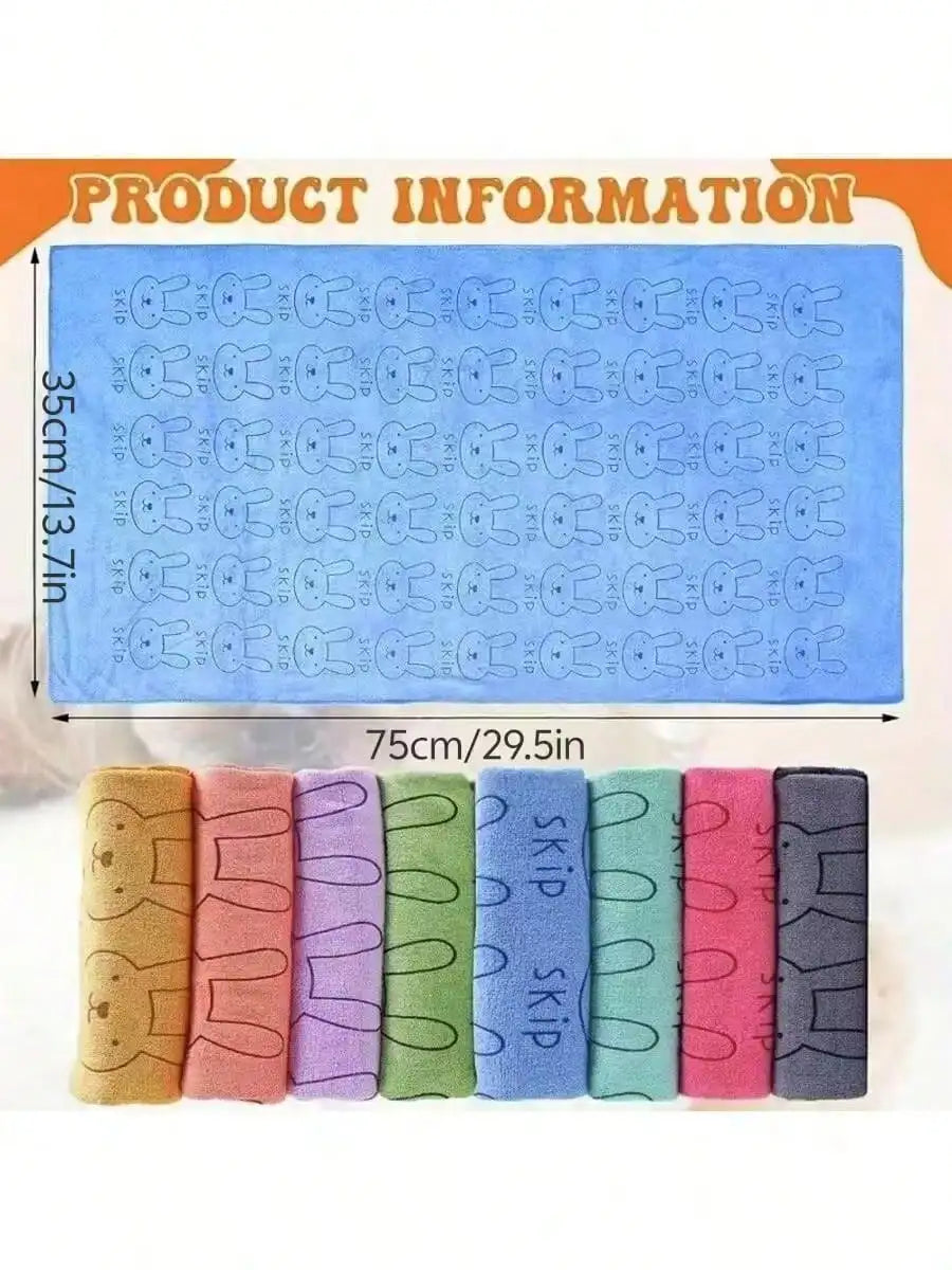 Ultra Fine Pet Towel Quick Dry For Small Cats Dogs