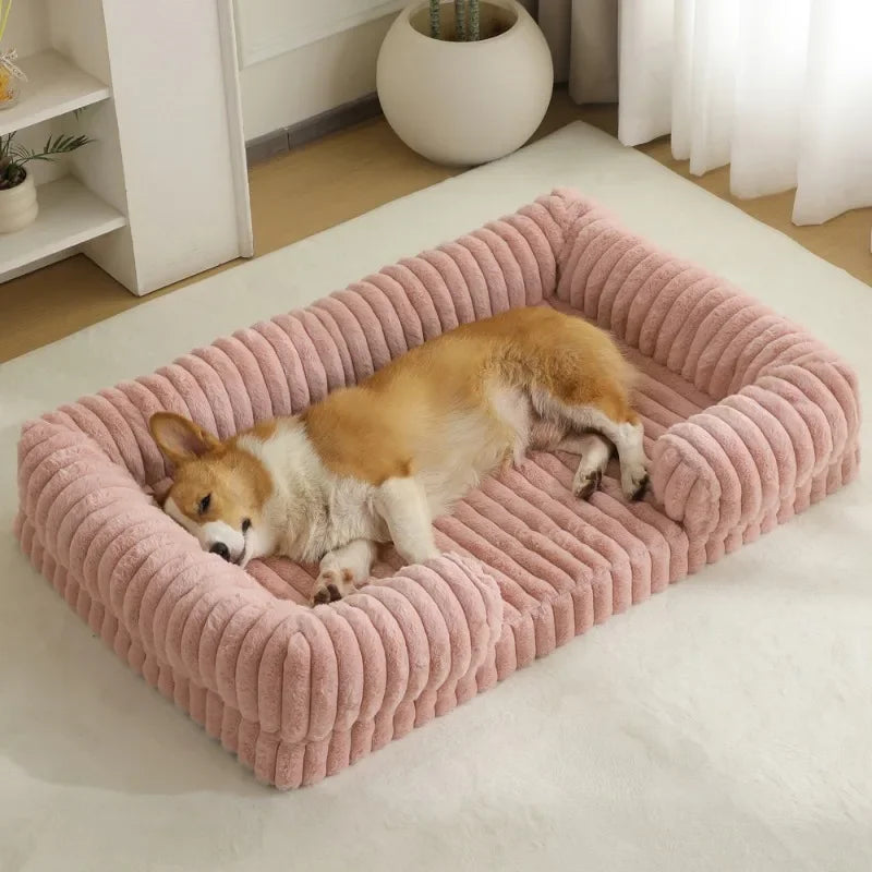 NONECN Calming Dog Bed With Orthopedic Memory Foam And Waterproof Cover