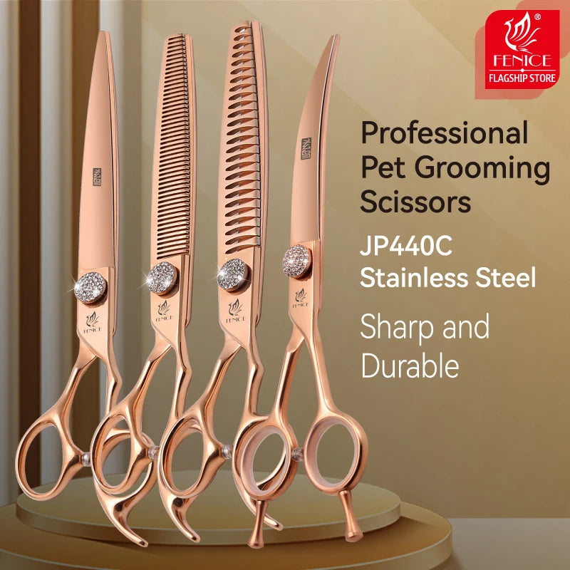 Fenice JP440C Pet Grooming Scissors Set For Canine Groomers