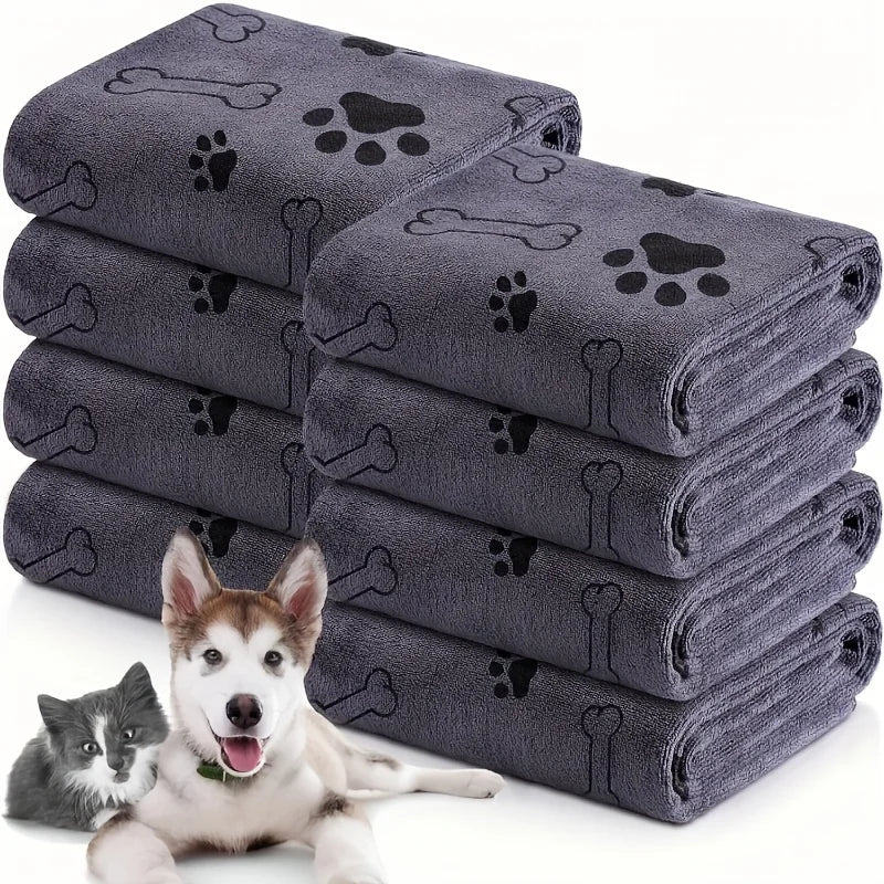 Microfiber Dog Towel Quick Drying Absorbent Bath Cloth