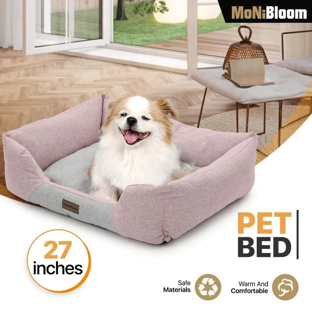 Machine-Washable Cozy Dog Beds For Cats And Dogs