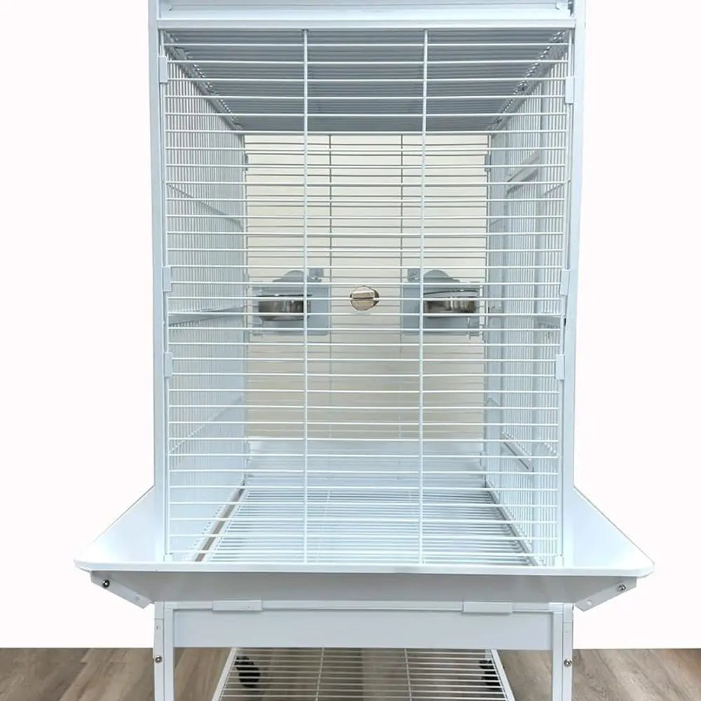 NONEM Parrot Cage With Perch Stand Ladders Play Top Cage