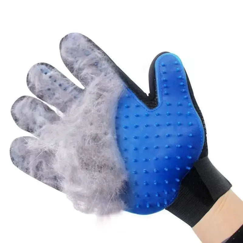 Pet Hair Remover Gloves For Cats And Dogs Deshedding Massage