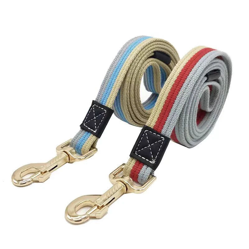 Canvas Dog Leash Towing Traction Rope For Walking Training