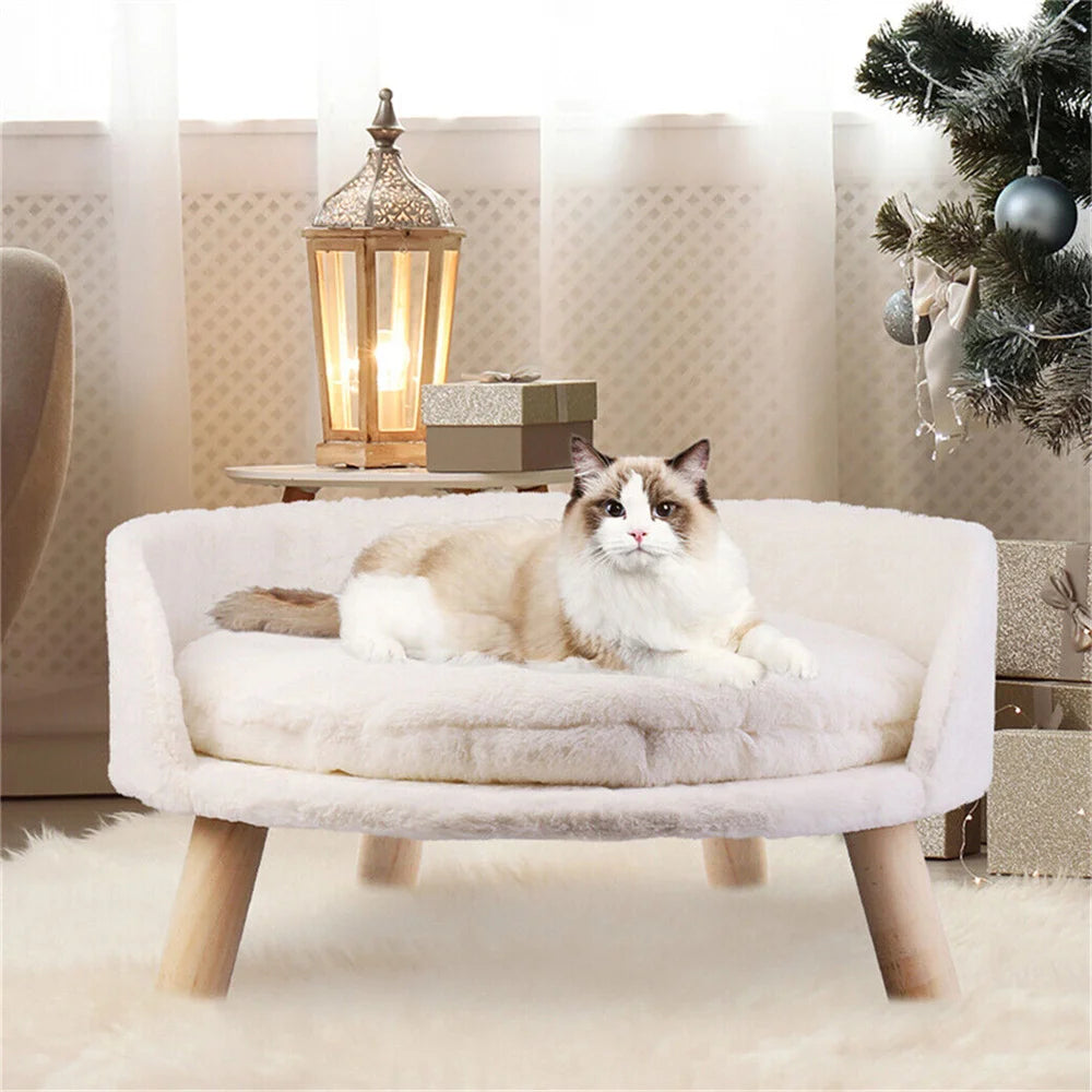 BORWART Ultra Soft Elevated Dog Cat Sofa Bed