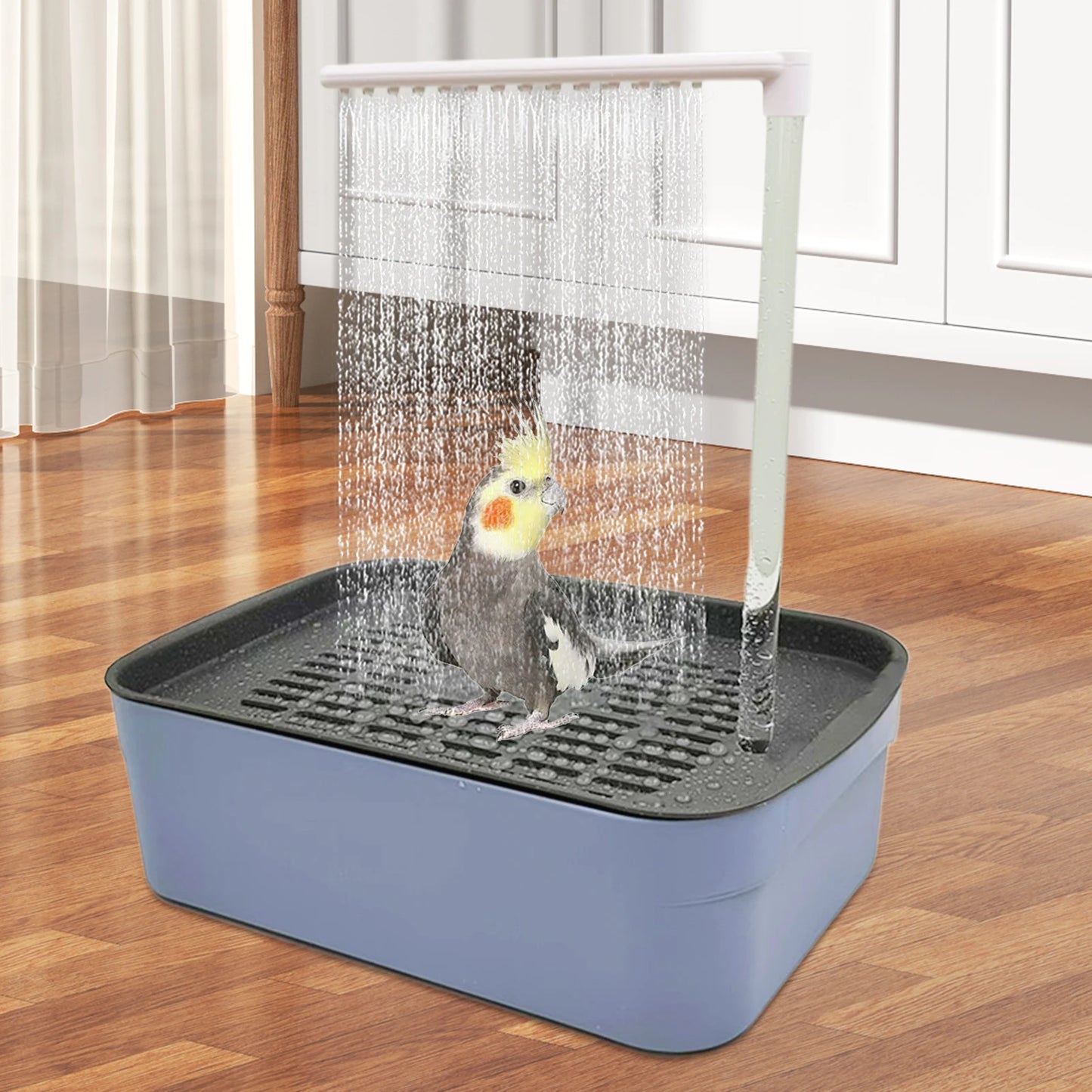 Automatic Parrot Bath Tub With Circulating Water