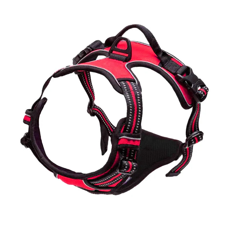 NONECN Adjustable Reflective Dog Harness Vest for Outdoor Walks