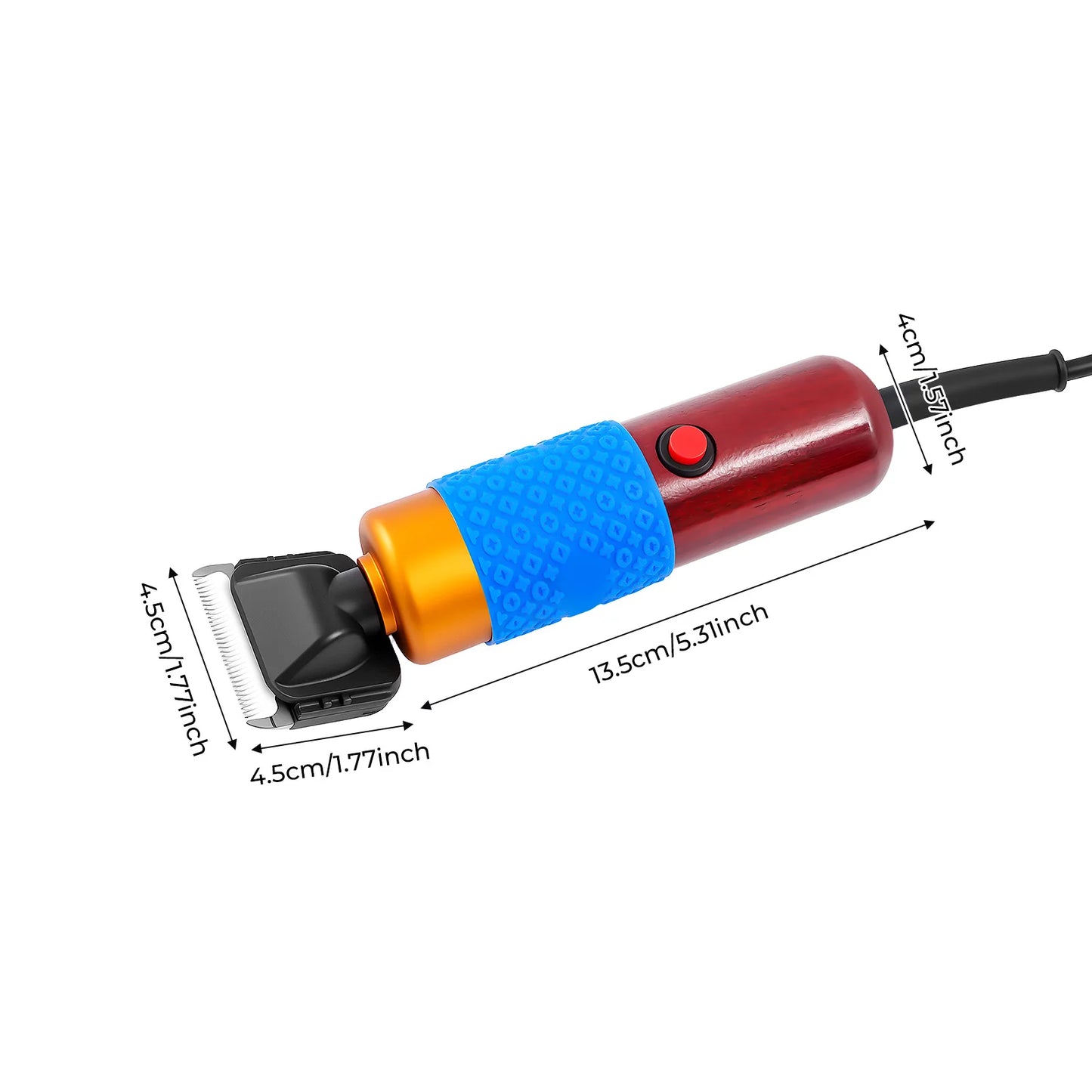 36W Professional Dog Clipper and Cat Grooming Kit Detachable Blades