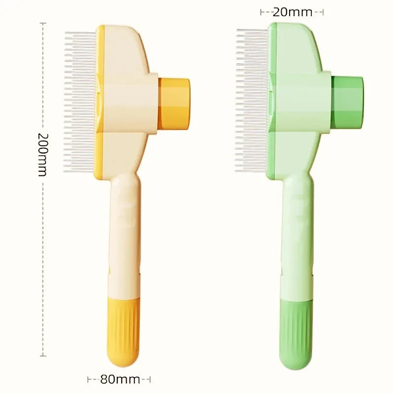 Self-Cleaning Dog Comb And Cat Brush For Gentle Pet Grooming