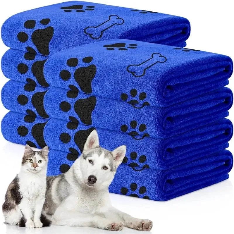 Microfiber Dog Towel Quick Drying Absorbent Bath Cloth