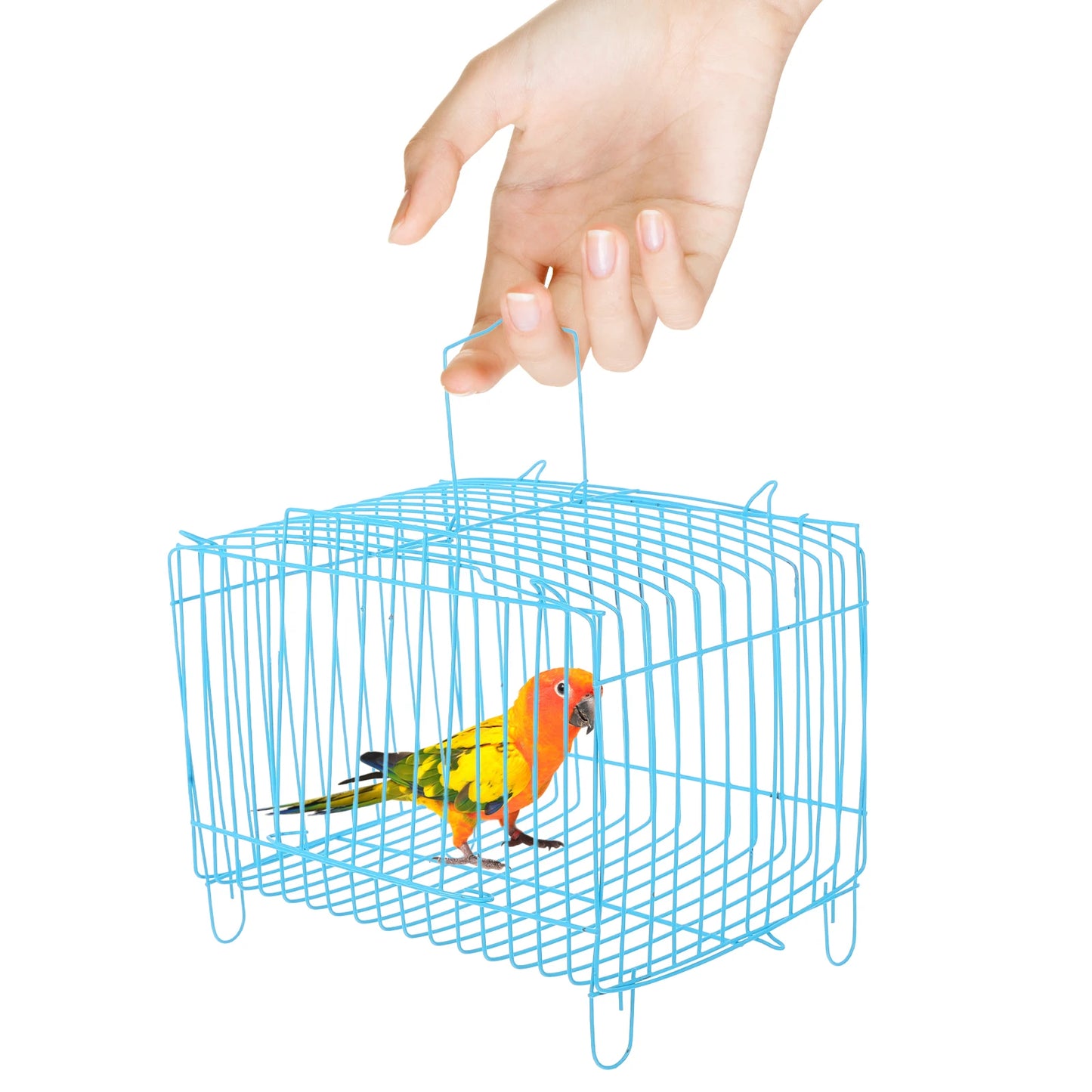 Portable Bird Cage Travel Carrier For Small Parrots