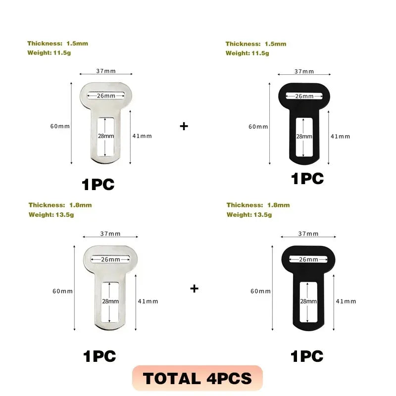Pet Seat Belt Adapters Car Clips For Leashes For Truck And Car Seats