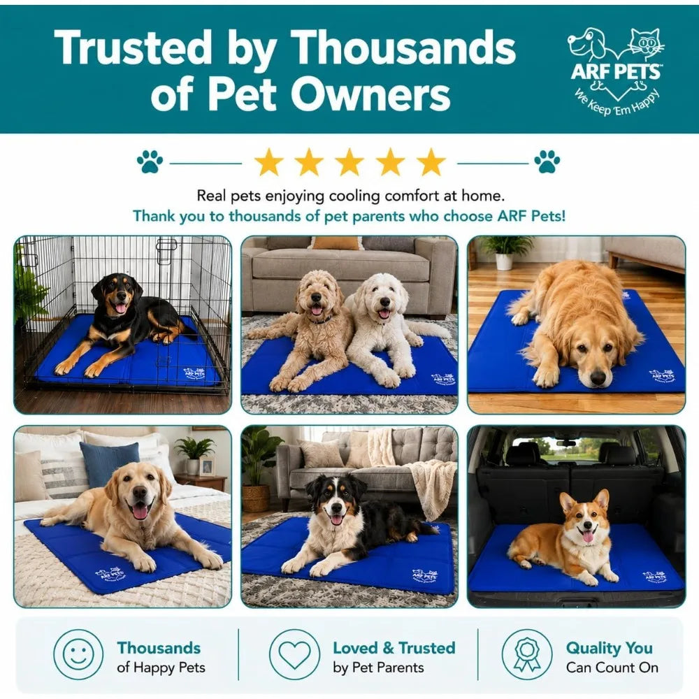 Self Cooling Dog Mat Non Toxic Gel Pad No Electricity Needed