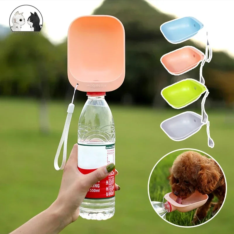 Dog Travel Water Bottle Portable Pet Water Dispenser For Outdoors
