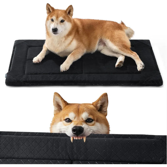 DAFIFY Chew Proof Dog Bed Durable Crate Pad For Chewers