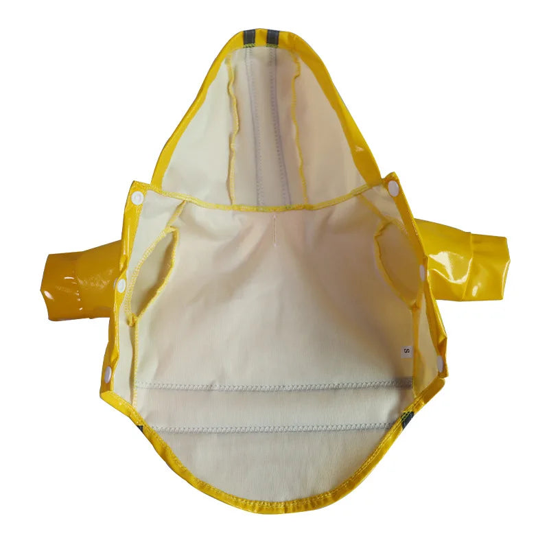 Waterproof PU Pet Raincoat For Dogs And Cats Hoody Jacket