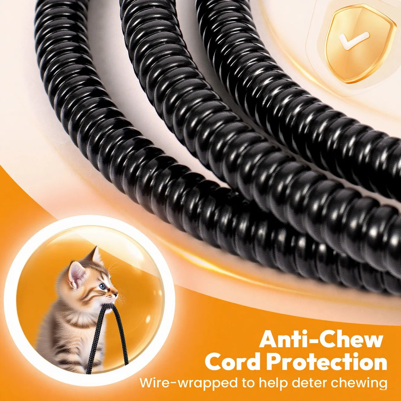 NONECN Large Dog Cat Heating Pad With Timer Memory Foam